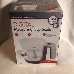 SmartHeart Digital Measuring Cup Scale - 4 Cup/6.6 lbs Capacity New in Box